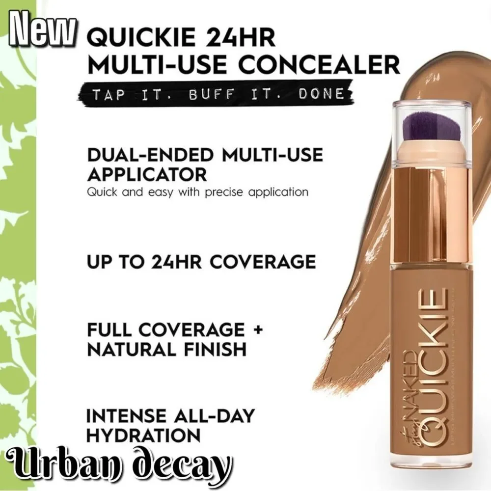 New NIB Urban Decay Quickie 24HR Full-Coverage Waterproof Concealer 90WR